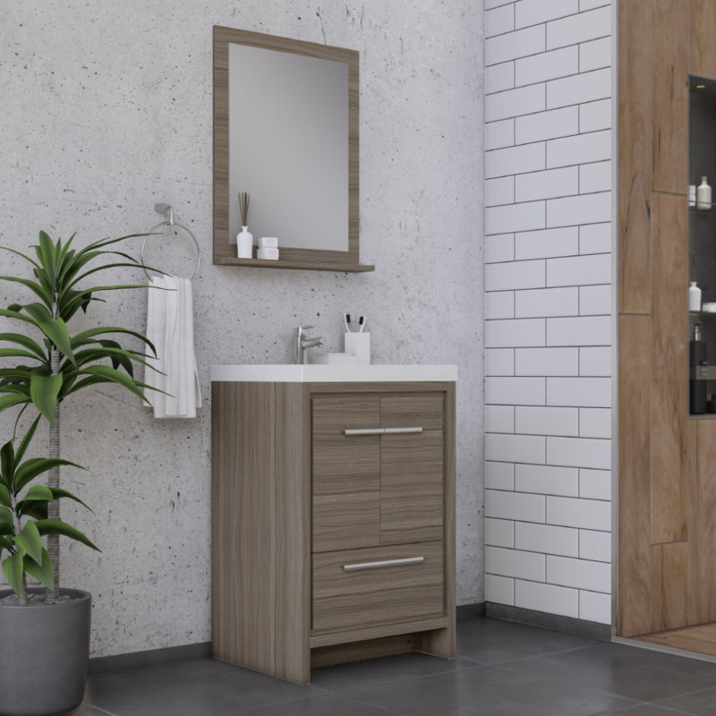 Latitude Run® Feike 24'' Free Standing Single Bathroom Vanity with